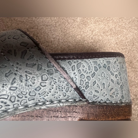 dansko XP clog blue lace chambray pattern size 41 - Picture 9 of 12